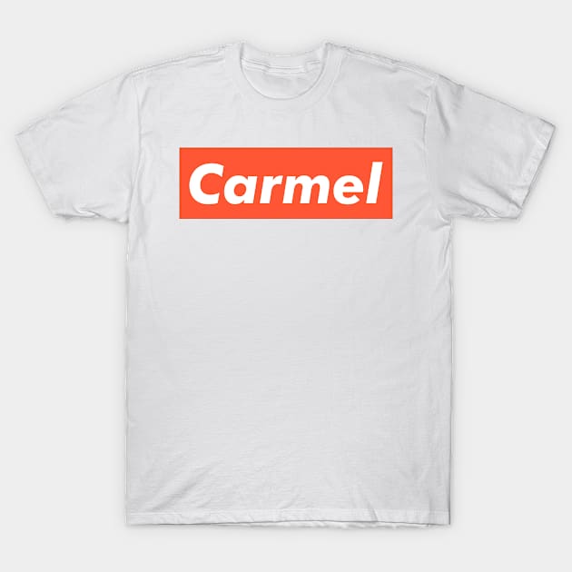 Carmel White Orange T-Shirt by Liveshow